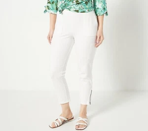 Pantalones Cortos Susan Graver Reg Premium Elastizados Carga - Marfil (S) A470188 - Imagen 1 de 4