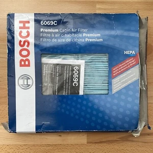 Filtro de aire de cabina premium - Filtro de cabina HEPA Bosch 6069C - ¡Envío rápido y gratuito! - Imagen 1 de 5