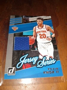 2019-20 Donruss Basketball Kevin Knox Jersey Series Game Worn Materials - Picture 1 of 6