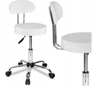 Friseurstuhl, Kosmetikstuhl, verstellbarer Sessel mit Rückenlehne Hocker Stuhl - Bild 1 von 16