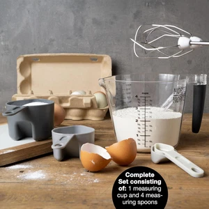 Measuring Cup Spoon Dishwasher Safe & Set - 1L Capacity for Cooking Baking Kids - Picture 1 of 7