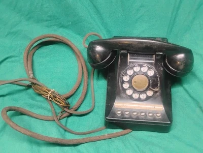 Bell Western 1948 eléctrico dial giratorio teléfono multilínea raro 166ac3 sin probar Foto 1 de 4