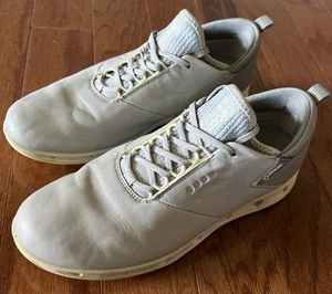 ECCO WOMEN GOLF COOL PRO Goretex Shoes, EU 39 US 8/8.5, GREY CONCRETE EUC - Picture 1 of 6