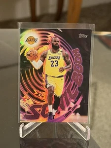 2025-26 Topps NBA Flagship #SB-1 LeBron James Sonic Boom Los Angeles Lakers SSP - Imagen 1 de 7