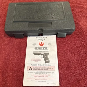 Original Ruger Factory Vintage Gray Hard Box KP95 P95 Plastic Case Fits P89 94 B - Picture 1 of 3