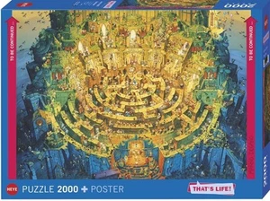 New Heye Jigsaw Puzzle 2000 Pieces 12+ Ages 30015 Deep Down, Thats Life! - Picture 1 of 2