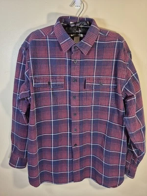 Vintage LL Bean Chamois Plaid Flannel Button Shirt Large Traditional Fit Mens - Image 1 of 4