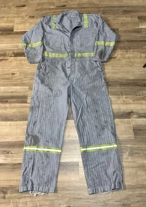 Herringbone COVERALLS HIGH VISIBILITY REFLECTIVE SIZE 46R - Picture 1 of 10