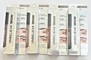 BUY 1, GET 1 AT 20% OFF (add 2 to cart) L'Oreal Unbelieva Brow Longwear Brow Gel - Picture 1 of 11