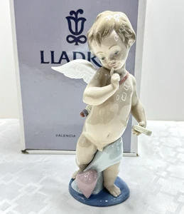 Vintage LLADRO Amor 8" Engel Figur Junge Nr 6311 neuwertig in Box Spanien 1996 - Bild 1 von 8