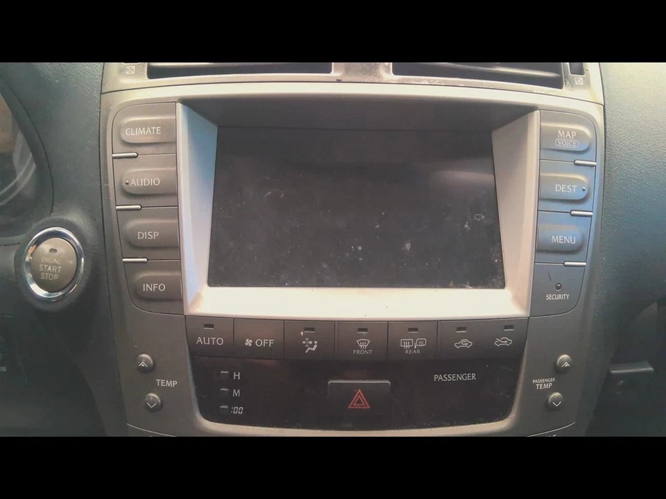 Info-GPS-TV Screen Navigation Display Screen Fits 06-07 LEXUS IS250 6633743 - Image 1 of 4