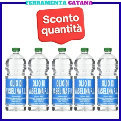 olio di vaselina vasellina alimentare farmaceutico enologico paraffina liquida - Immagine 1 di 2