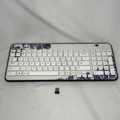 Logitech K360 Compact and Thin Wireless Keyboard for Windows PC 820-004713 White - Image 1 of 4