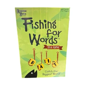 Gioco Dadi Pesca For Parole Nuovo Sigillato di Università Giochi 2-4 Giocatori Età 8+ - Foto 1 di 4