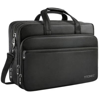 Ytonet Laptop Briefcases for Men, 17 Inch Expandable Briefcase Computer Bags ... - Image 1 of 4