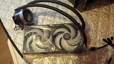  Liquid Cooler pc Fan not sure what item is   fan cooler of some description  - Image 1 of 4