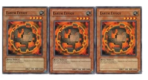 Yugioh - 3X Efigie de Tierra - Común - Ilimitado - PTDN-EN040 - Casi Como Nueva - Imagen 1 de 1