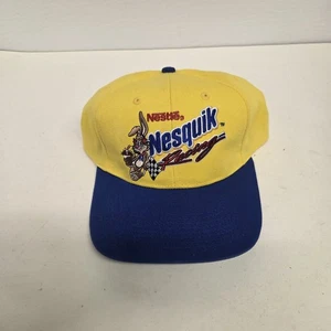 Vintage Nestle Nesquick Racing Snapback Hat, Bunny Logo, NOS - Picture 1 of 6