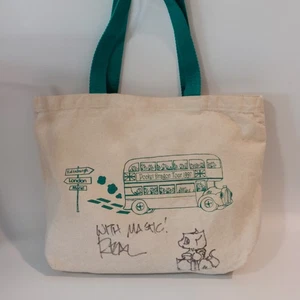 Pocket Dragon Tour 1997 Tote Bag Signed Real Musgrave + Sketch Rare Promo - Picture 1 of 14