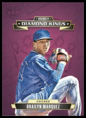 2021 Panini Diamond Kings #DDK-CC Brailyn Marquez Chicago Cubs - Image 1 of 2
