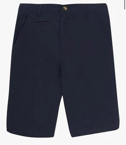 French Toast Boys' Pull-On Short Navy blue School Uniform Shorts 10 1/2 plus - Picture 1 of 10
