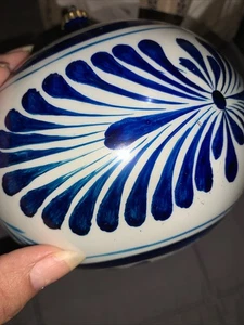Vintage Mexican Blown Glass Ornament Made In mexico/scratches see pics - Picture 1 of 8