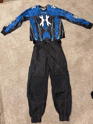 Camiseta y pantalones de paintball HK Army HSTL - azul/negro - mediano Foto 1 de 2