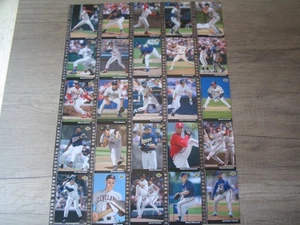 Juego completo de inserción de informe de exploración de béisbol Upper Deck 1992 1-25 Thome - Lofton - Imagen 1 de 2