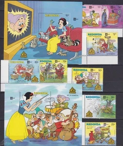 Walt Disney Snow White 8v and 2 sheets MNH / M315 - Picture 1 of 1