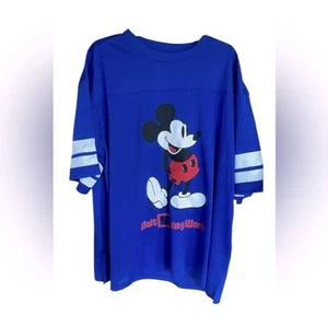 Disney Parks Mickey Fußball Trikot Blau Neu Mit Etikett - Bild 1 von 2