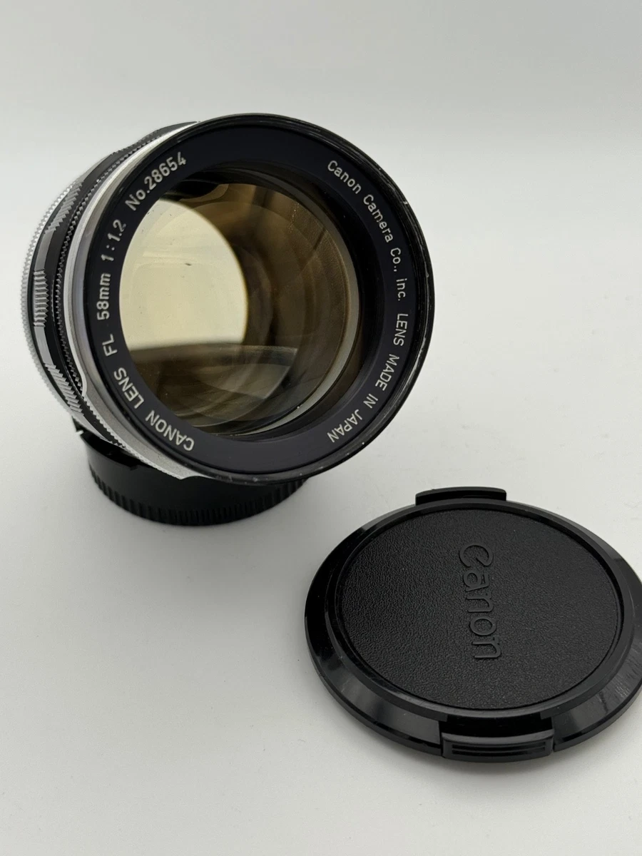 Canon FL f/1.2 58mm Focal Camera Lenses for sale | eBay