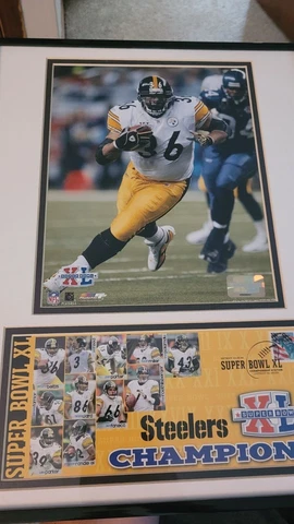 Jerome Bettis Player Plaque Superbowl XL Cover