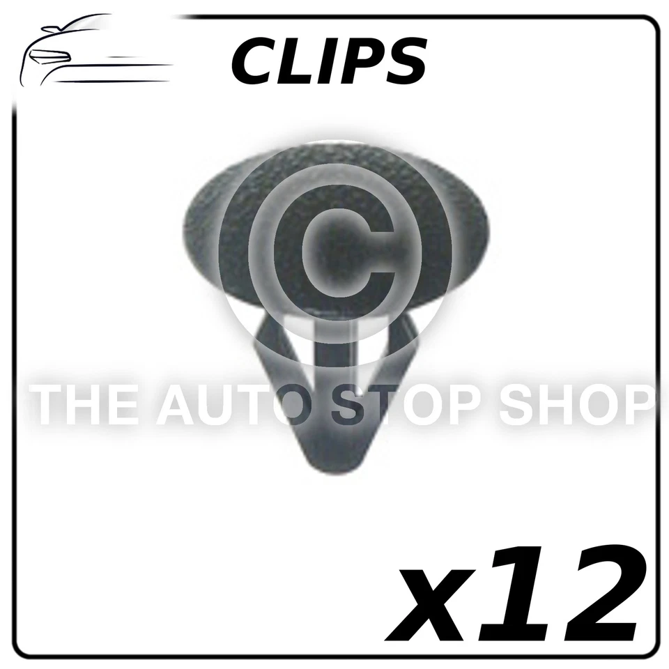 Clips - Mat To Fit Nissan Range: 100 NX - Pulsar Part Number: 11774 Pack of 12 - Image 1 of 1