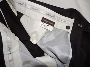 Neu ohne Etikett Santorelli Luxury Serge anthrazitgraue Herrenhose Hose 40 - Bild 1 von 7