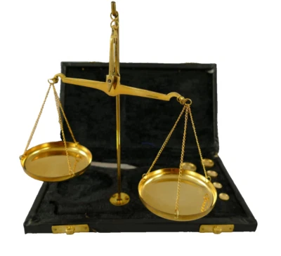 Gold Waage Hasch Gewürz oder Fein Waage Geschenk für Liebhaber schöner Deko 20g - Bild 1 von 4