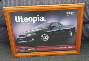 HSV Y Series Called Maloo Or R8 Framed Picture VGC - Picture 1 of 1