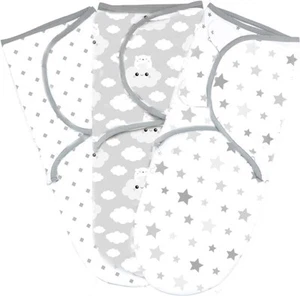 Baby Swaddle Blanket 0-3 Months, Newborn Essentials – 100% Pure Cotton - Picture 1 of 4