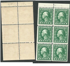 Scott 424d, BOOKLET PANE, SWM, MOGNH - Bild 1 von 1