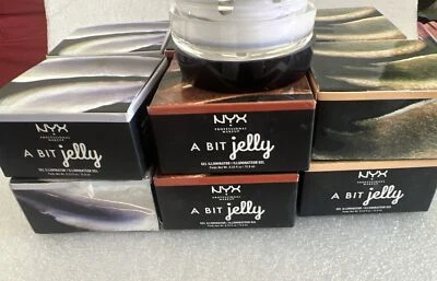 Lot 12 NYX A Bit Jelly Gel Illuminator Gel Professional Makeup  Mixed Lot - Image 1 of 4