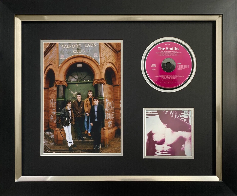 Johnny Marr Hand Signed Framed CD Display - The Smiths The Smiths - Изображение 1 из 1