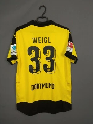 Wiegl Borussia Dortmund Jersey Pantalones Cortos Kit GRANDE 2010 2011 Home Puma ig93 Foto 1 de 4