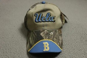 UCLA Bruins Camo Hat Cap Mens Brown Adjustable Realtree Hunting One Size Fits - Picture 1 of 10