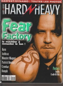 HARD N' HEAVY N°40 FEAR FACTORY / KORN / ANTHRAX / MONSTER MAGNET / P RONDAT  - Imagen 1 de 3