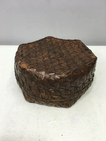 Basket Woven Bamboo Rattan Basket Philippines Ifugao Tribe Cover
