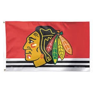 Chicago Blackhawks Flag 3x5FT Large - Imagen 1 de 2