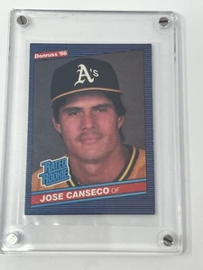 1986 Donruss Rated Rookie #39 JOSE CANSECO RC Rookie Card Oakland A's - Picture 1 of 7
