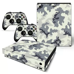 XBOX ONE X Skin Design Foils pegatinas lámina protectora juego - camuflaje 2 motivos - Imagen 1 de 1