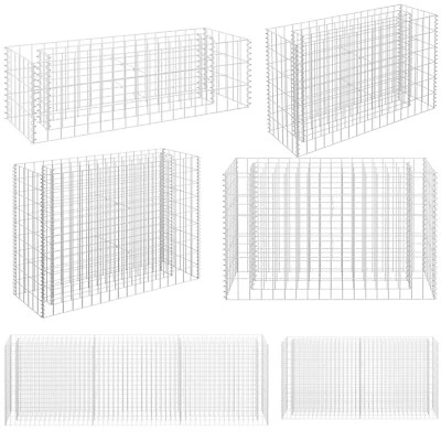 Gabionen Steinkorb Steingabionen Verzinkter Stahl Schütt korb Steinkorb Hochbeet - Bild 1 von 4