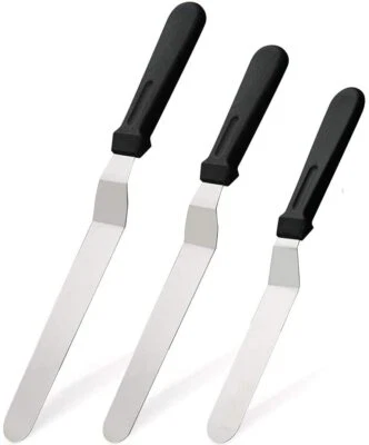Spatola Per Dolci Crema Set più liscia Glassa Spatola Fondente Pasticceria Decor - Immagine 1 di 4