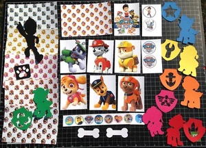 Paw Patrol Scrapbook Kit! Project Life, Paper, die cuts, Chase, Marshall, Skye - Picture 1 of 1